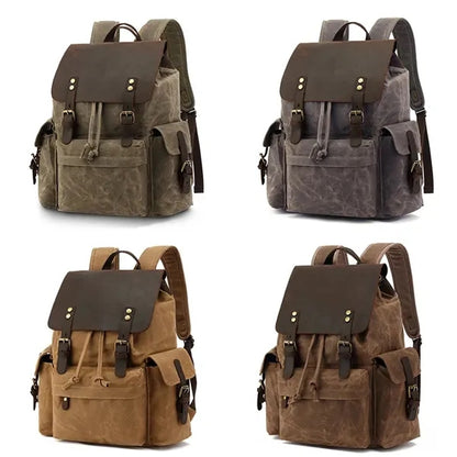PU Canvas High-end Backpack