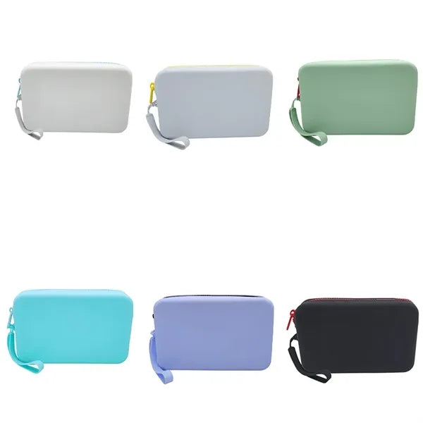 Portable Silicone Cosmetic Storage Bag