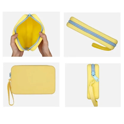 Portable Silicone Cosmetic Storage Bag