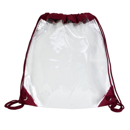 Harris Clear Vinyl Stadium Compliant Cinch Backpack