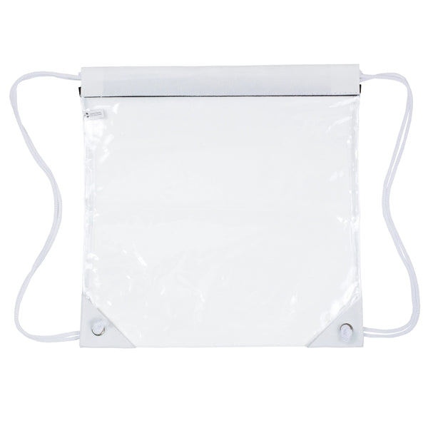 Harris Clear Vinyl Stadium Compliant Cinch Backpack