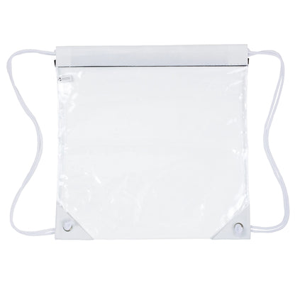 Harris Clear Vinyl Stadium Compliant Cinch Backpack