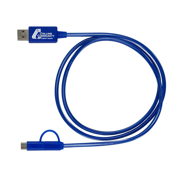 Payson 3-in-1 LED Lighted Cell Phone Charging Cable