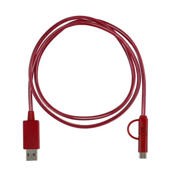 Payson 3-in-1 LED Lighted Cell Phone Charging Cable