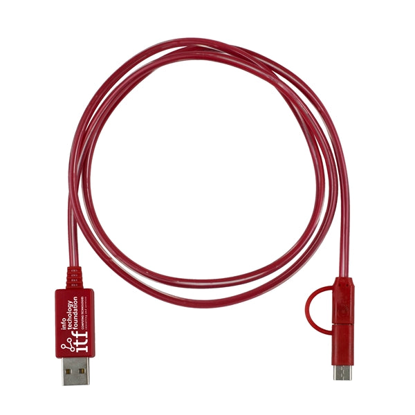 Payson 3-in-1 LED Lighted Cell Phone Charging Cable