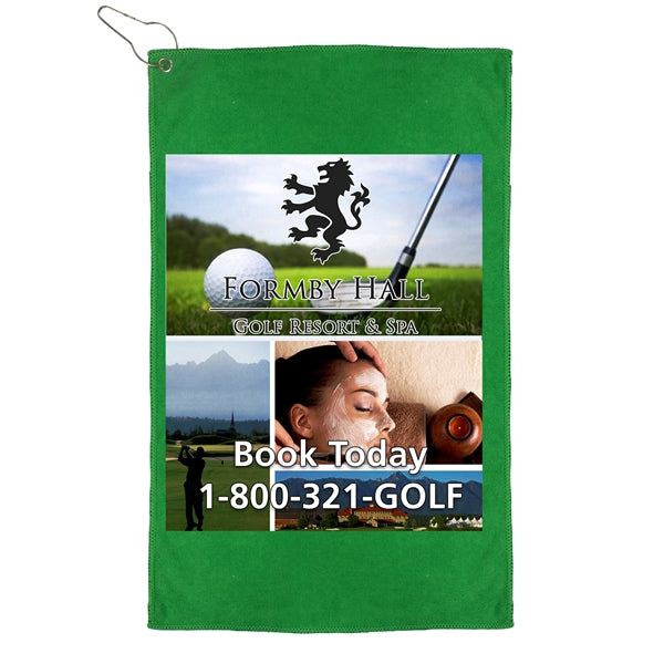 Recycled RPET 300 GSM Heavy Duty Microfiber Golf Towel