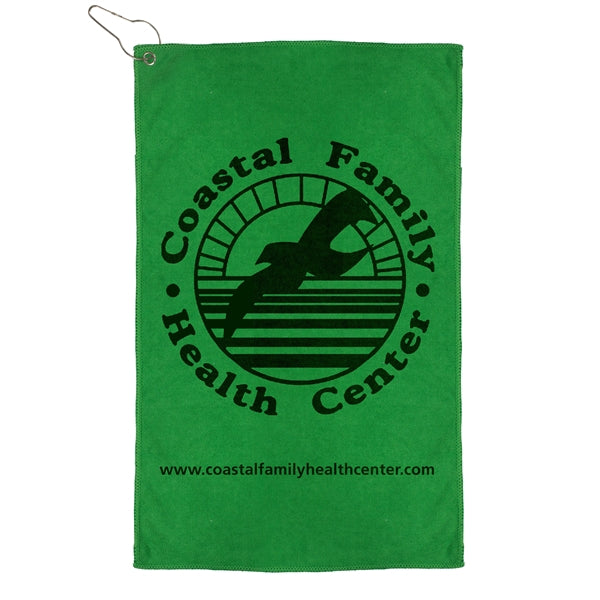 Recycled RPET 300 GSM Heavy Duty Microfiber Golf Towel
