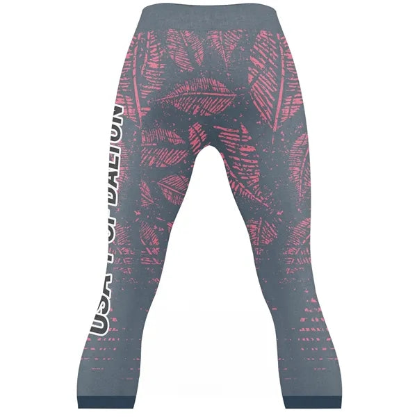 Women's Premium Quality Sublimation Yoga Capri Pants - 250G
