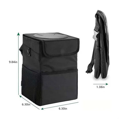 Multipurpose Waterproof Vehicle Car Trash Can with Lid