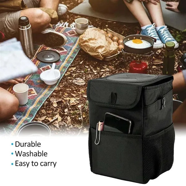 Multipurpose Waterproof Vehicle Car Trash Can with Lid