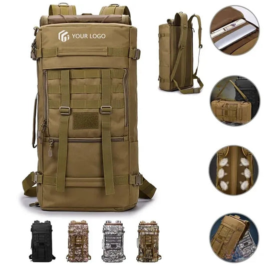 Large Durable Outdoor Hiking Shoulder Tactical Backpack