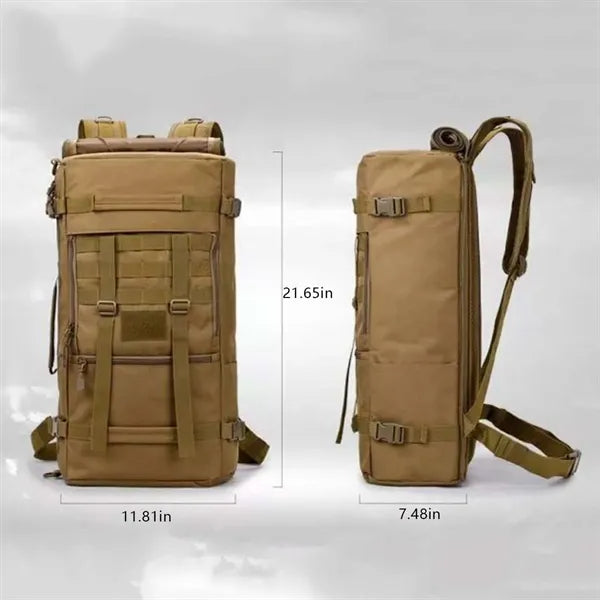 Large Durable Outdoor Hiking Shoulder Tactical Backpack