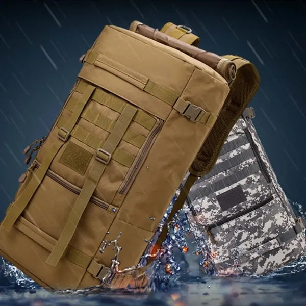 Large Durable Outdoor Hiking Shoulder Tactical Backpack