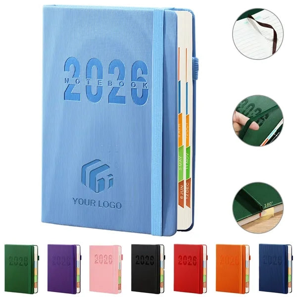 School office schedule calendar notebook daily planner 2026
