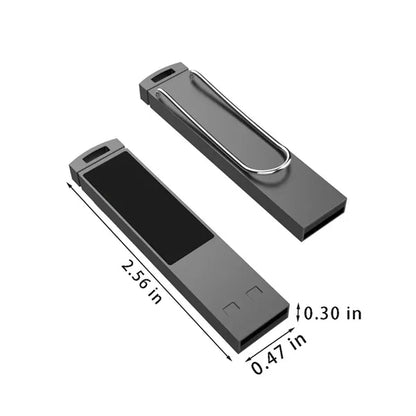 School office business portable LED glowing USB flash drive