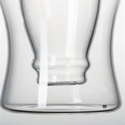 12oz Double-Wall Wide Mouth Upside-Down Insulated Beer Glass