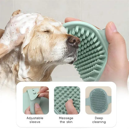 8PCS Bath Shedding Grooming Brushes Pet Cleaning Slicker Kit