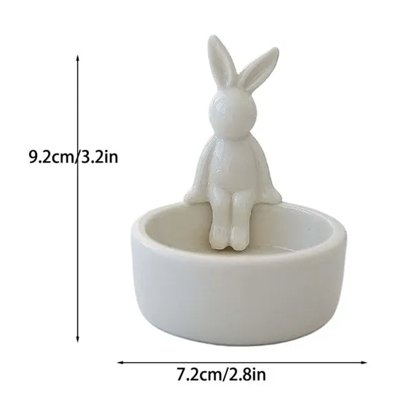 Cute Decor Easter Christmas Halloween Ceramic Candle Holder