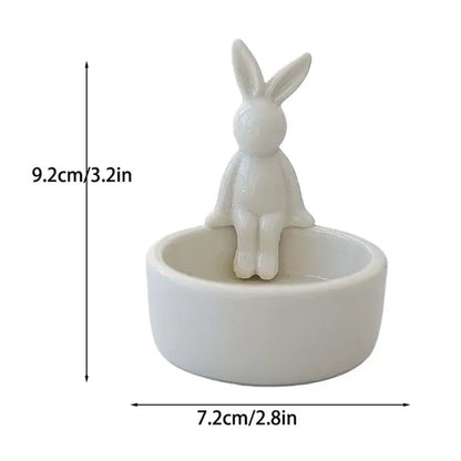 Cute Decor Easter Christmas Halloween Ceramic Candle Holder