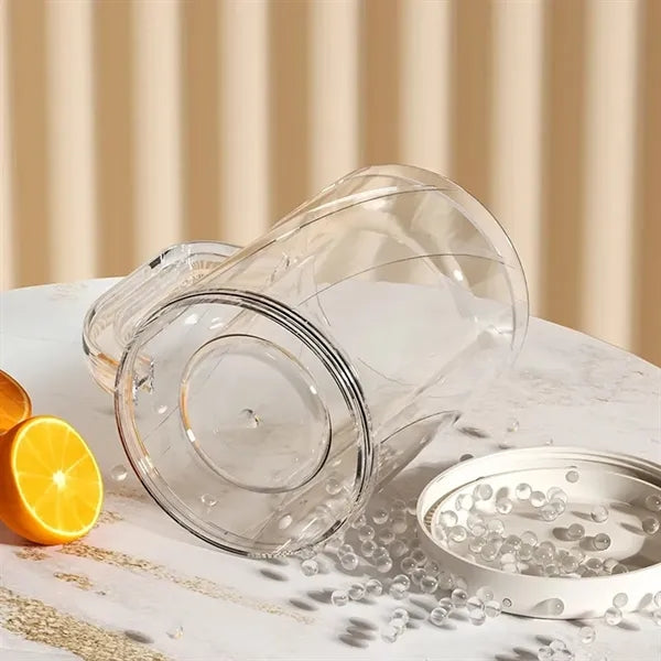 30oz Ergonomic Handle Double-Layer Insulated PET Ice Cup