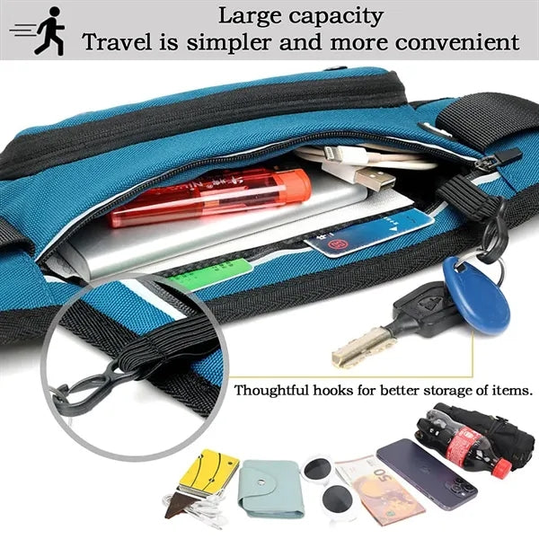 Waterproof Reflective Breathable Sports Hydration Waist Pack