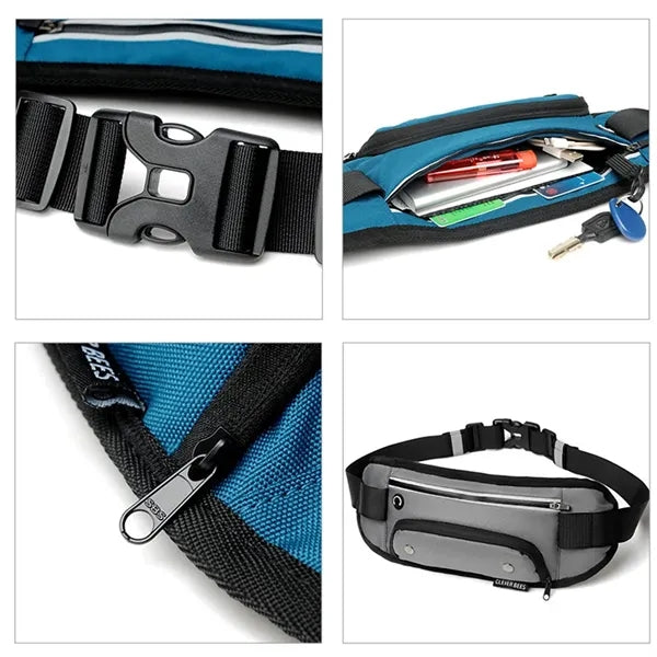 Waterproof Reflective Breathable Sports Hydration Waist Pack