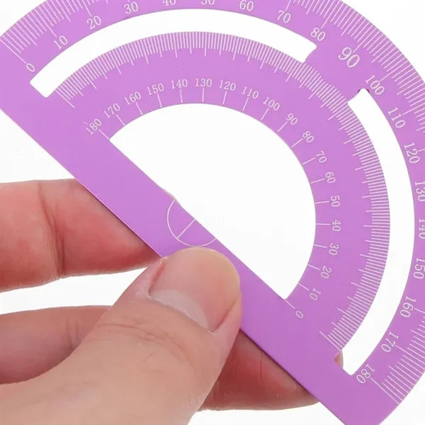 4-Piece Hollow Fade-Proof Aluminum Alloy Laser Ruler Set