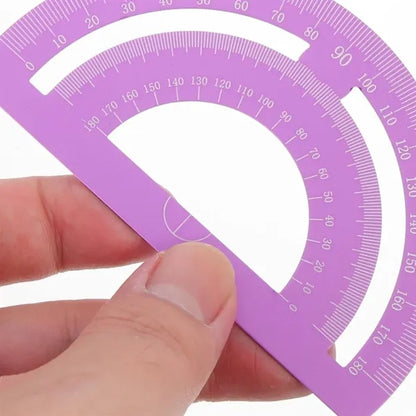 4-Piece Hollow Fade-Proof Aluminum Alloy Laser Ruler Set