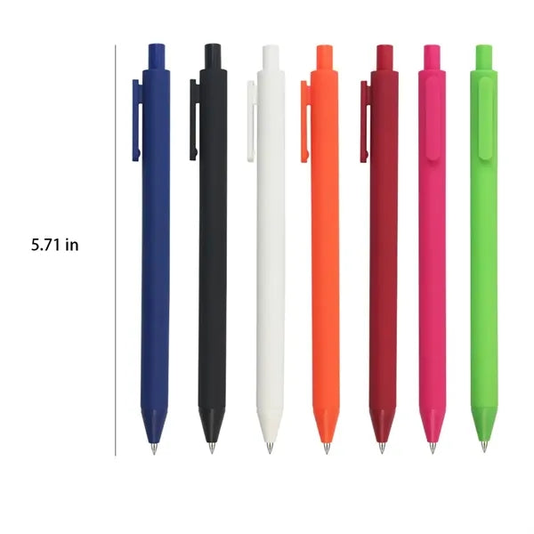 Retractable Anti-Slip Grip Smooth Writing Gel Ink Pens