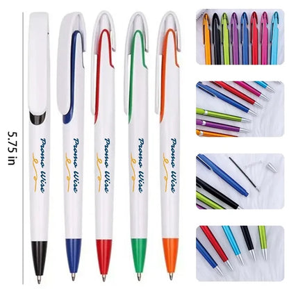 Lightweight Ergonomic Replaceable Refill Click Ballpoint Pen