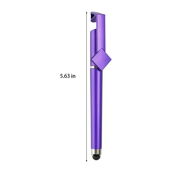 3-in-1 Lightweight Stylus Ballpoint Pen As Phone Stand