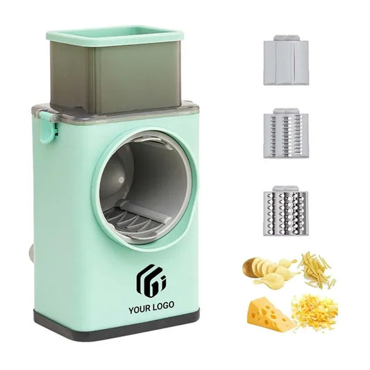 Kitchen gadget manual vegetable chopper rotary cheese grater
