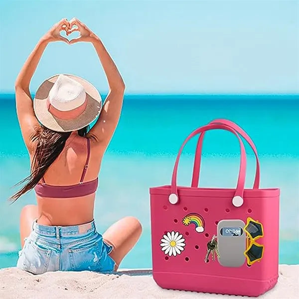 Multi-Purpose Secure Full-Wrap Silicone Phone Holder for Bag
