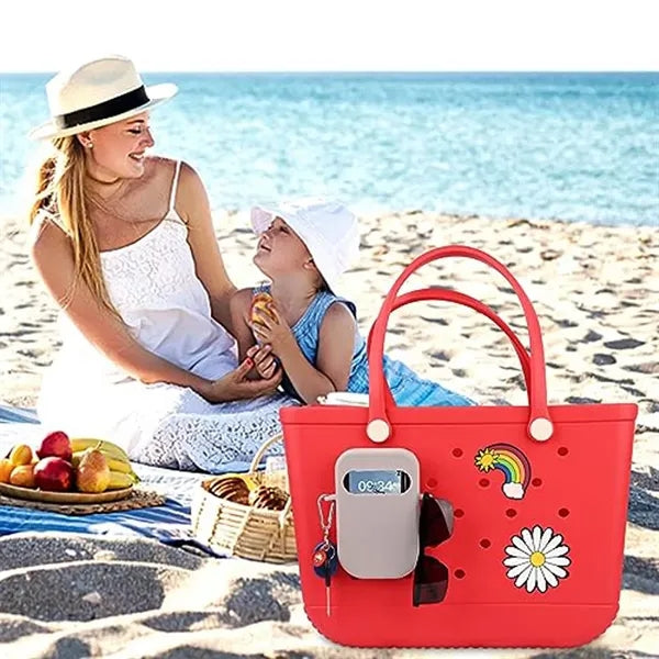 Multi-Purpose Secure Full-Wrap Silicone Phone Holder for Bag