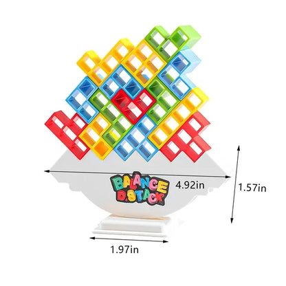 Team toy parties travel family balance stacking blocks game