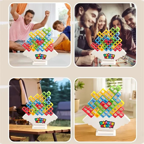 Team toy parties travel family balance stacking blocks game