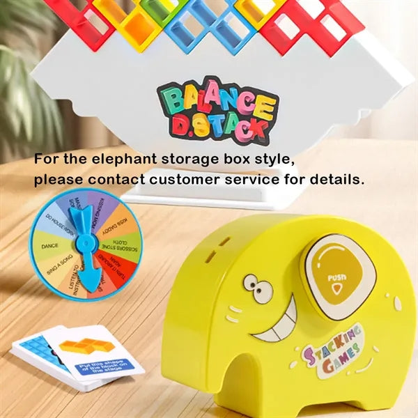 Team toy parties travel family balance stacking blocks game