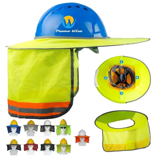 Lightweight Reflective Detachable Hard Hat Sun Shade Brim