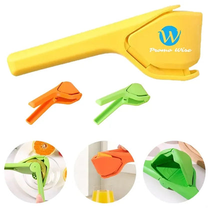 Fold-Flat Lever-Action Ergonomic Two-Handed Lemon Juicer
