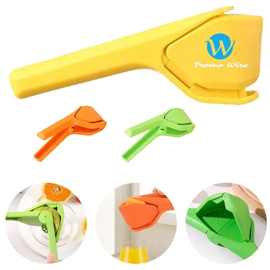 Fold-Flat Lever-Action Ergonomic Two-Handed Lemon Juicer