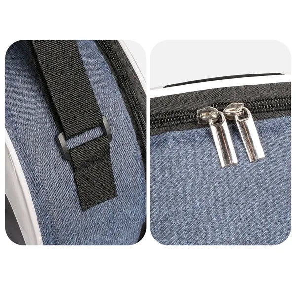 School travel picnic soccer insulated lunch cooler bag