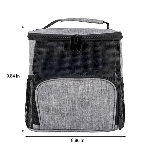 Portable Multi-Pocket Ventilated Mesh Shower Caddy with Hook