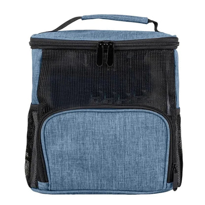 Portable Multi-Pocket Ventilated Mesh Shower Caddy with Hook