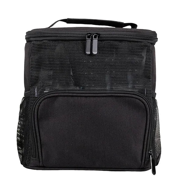 Portable Multi-Pocket Ventilated Mesh Shower Caddy with Hook