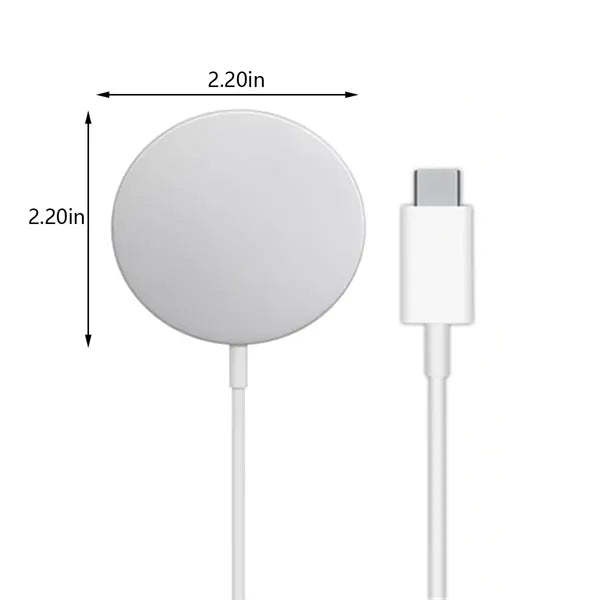 15W magnetic fast charging phone travel pad wireless charger