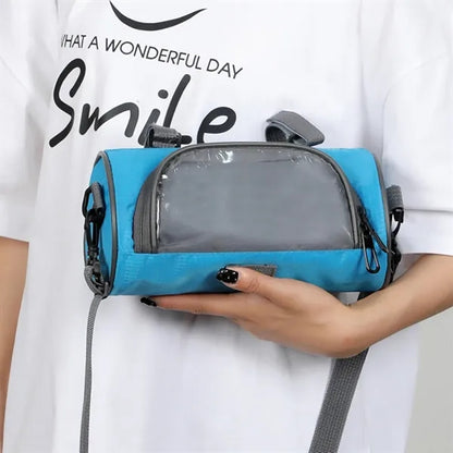 Waterproof Clear Window Bike Detachable Handlebar Bag