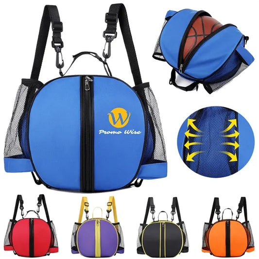 Durable Spacious Youth Basketball Bag with Adjustable Straps