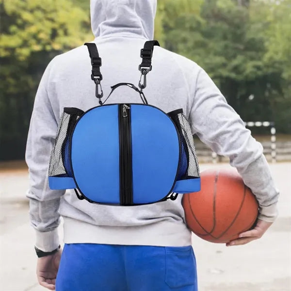 Durable Spacious Youth Basketball Bag with Adjustable Straps