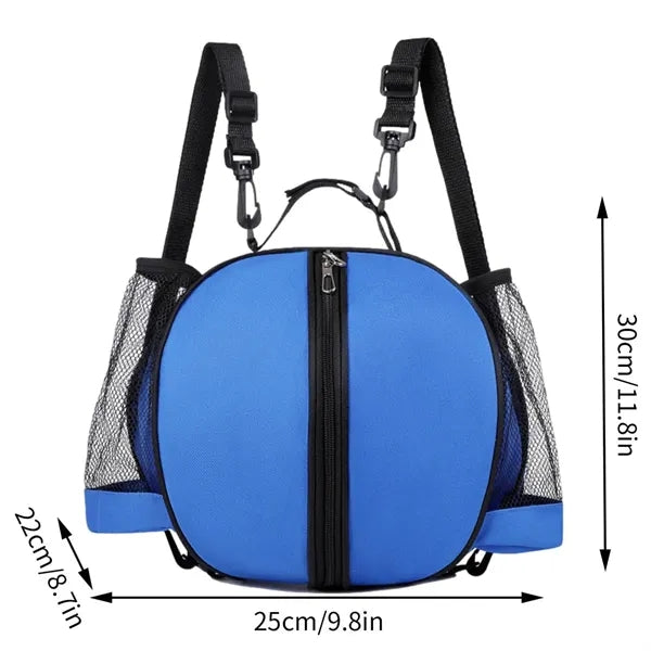 Durable Spacious Youth Basketball Bag with Adjustable Straps