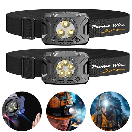 Rechargeable Bright LED Headlamp Flashlight